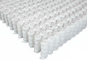 Our European Interactive encased springs feature alternating rows of taller and shorter springs.