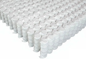 Our European Interactive encased springs feature alternating rows of taller and shorter springs.