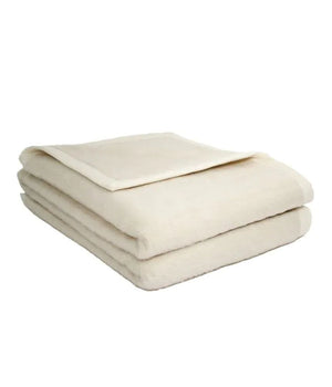 Crème / Crème 100% Alpaca Blankets by Brun de Vian-Tiran