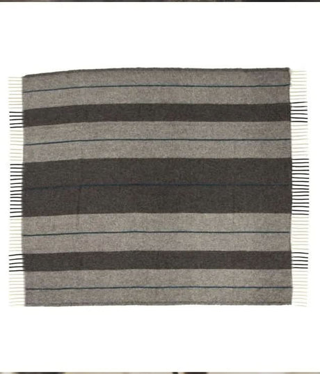 Bolivie Filet Bleu Paon (Bolivia, Stripe in Peacock Blue) - 100% Pure Alpaca