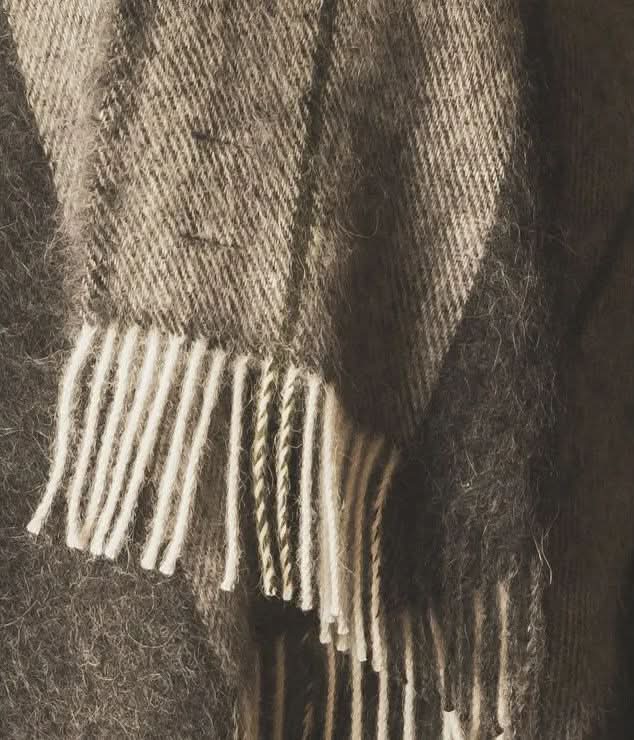 Chili / Filet Kaki (Chile, Stripe in Khaki)- 100% Pure Alpaca