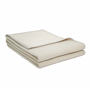 Camargue Blanket in Lin / Opale (double-face) by Brun de Vian-Tiran of France @ TMASC in Canada