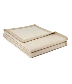 Miel / Blanc - 100% Superfine Cashmere by Brun de Vian-Tiran