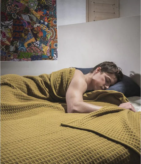Nuage blanket in Avocat by Brun de Vian-Tiran. Available in Canada & USA @ TMASC