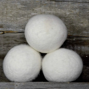 Our Canadian-made wool dryer balls help your laundry dry faster