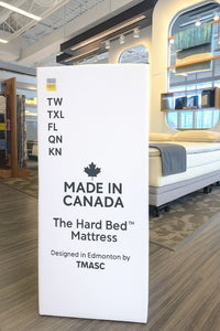 The Hard Bed™ Mattress is delivered direct to your door in an easy-to-handle cardboard box