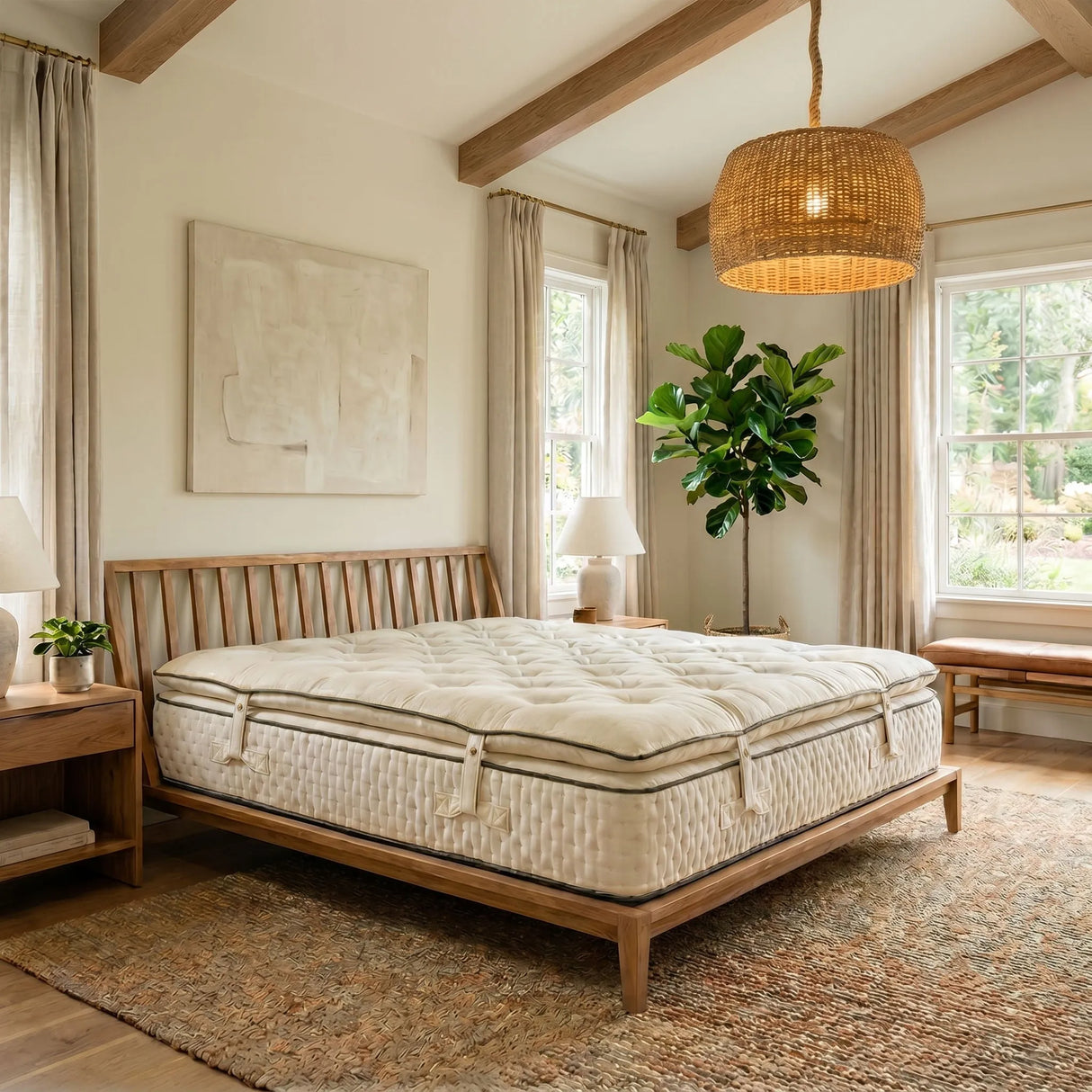 The Yorkshire 12000 Luxury Enhancer on the Woodford 30000 Mattress. Is there a more luxurious mattress set in existence?