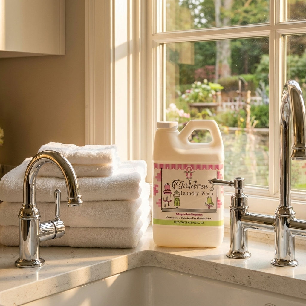 Made in the USA, this allergen-free laundry detergent is safe and effective for all daily washing needs