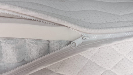 The zippered outer cover provides direct access to the internal components of our Berkeley Ergonomics mattresses