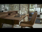 TEAM 7 sol secretary + lui chair + filigno shelf. video: TEAM 7