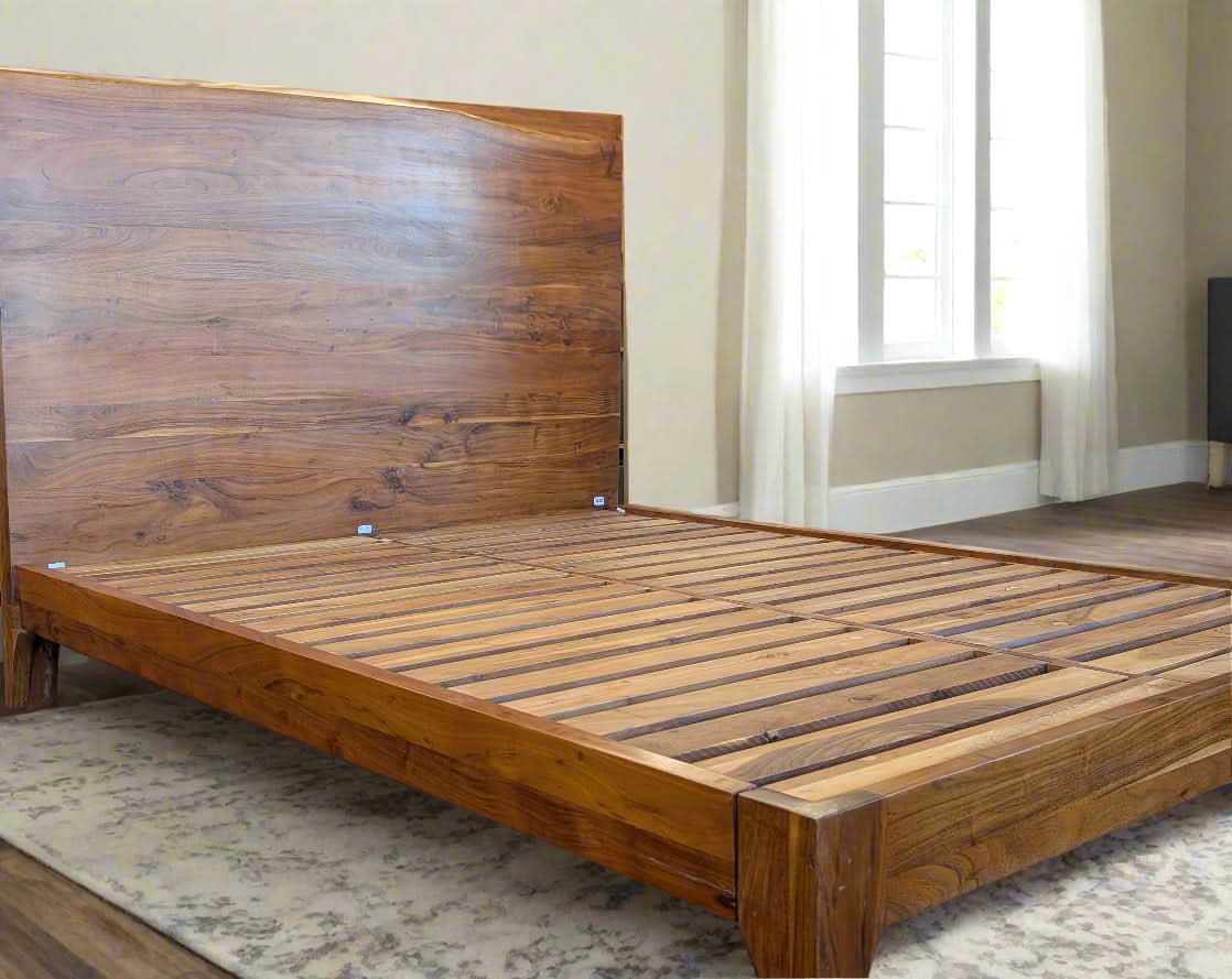 Sofia Live Edge Acacia Wood Platform Bed in Canada – The Mattress