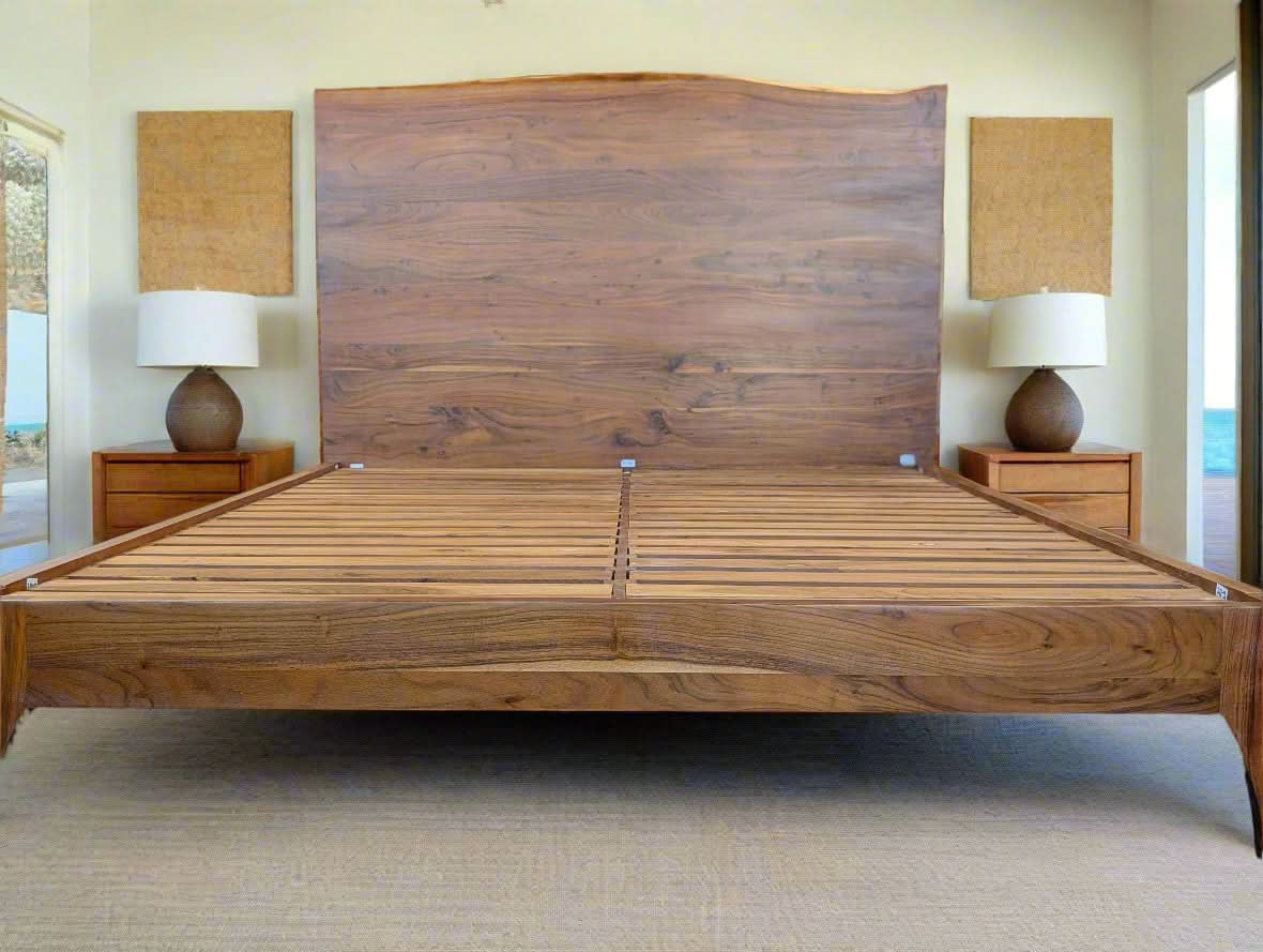 Sofia Live Edge Acacia Wood Platform Bed in Canada – The Mattress