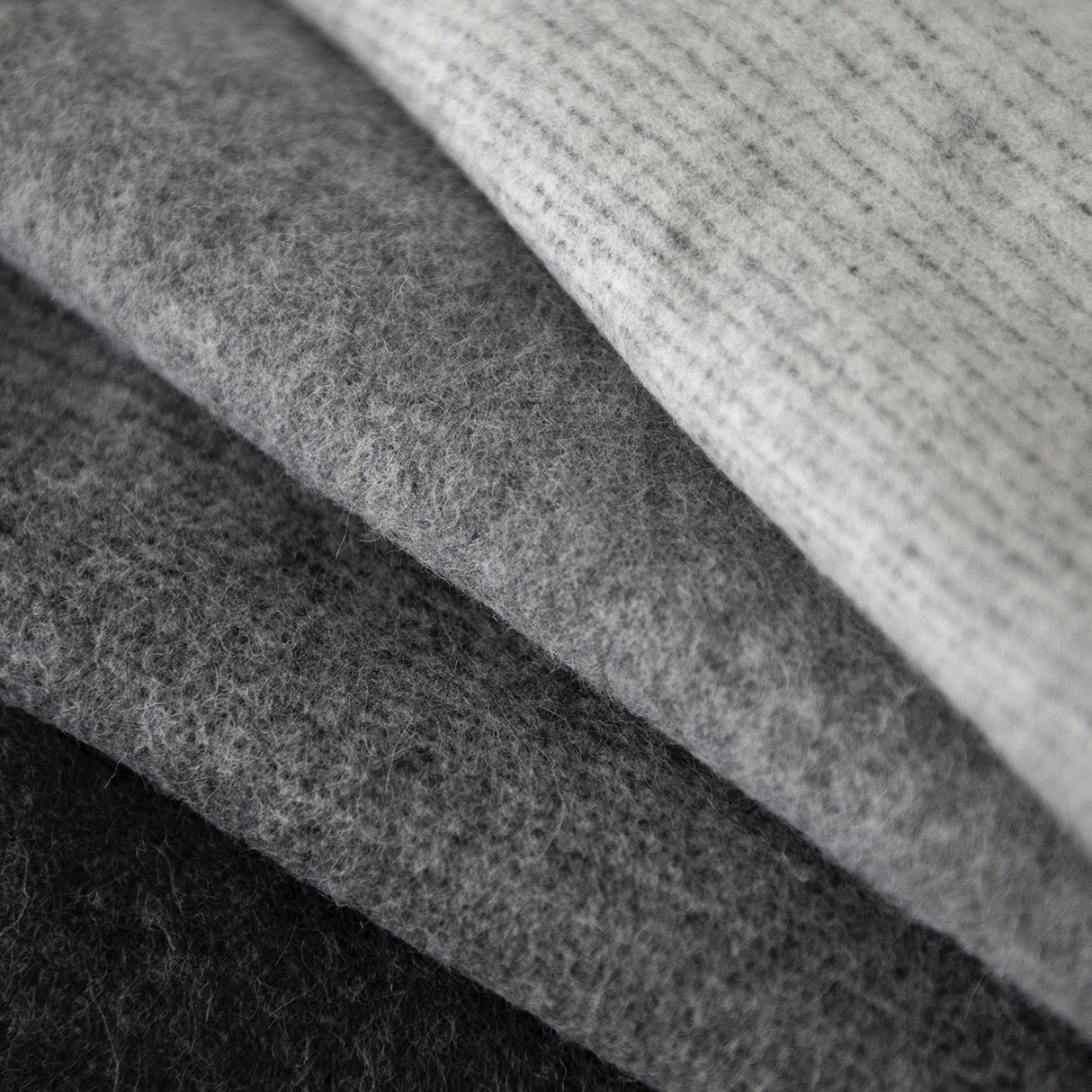 St Genève Aria Throw in Charcoal gradient colourway