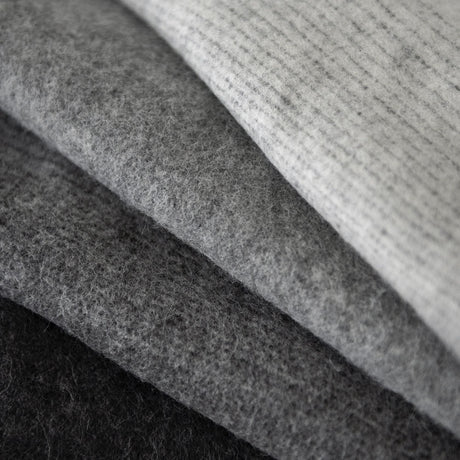 St Genève Aria Throw in Charcoal gradient colourway