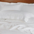 Bellino shams and pillowcases in white