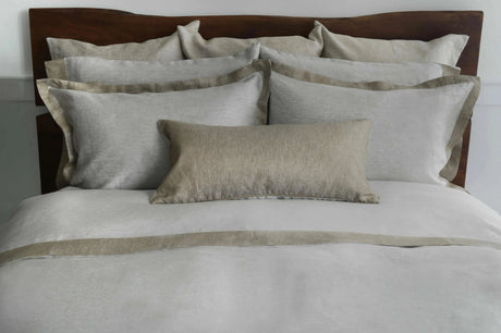 Biancha Reversible 100% Linen Sateen in Tan