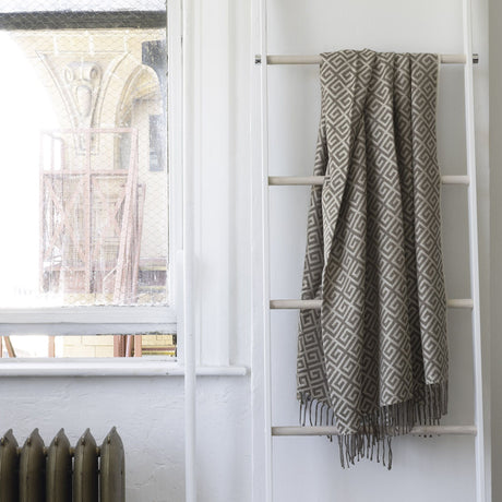 St Genève Bruno Throw in Almond colourway