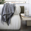 St Genève Bruno Throw in Charcoal colourway