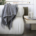 St Genève Bruno Throw in Charcoal colourway