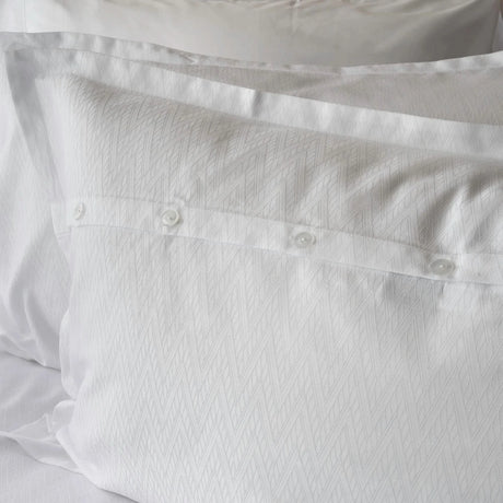St Genève Eterna in Diamonte - sham back button band closure detail