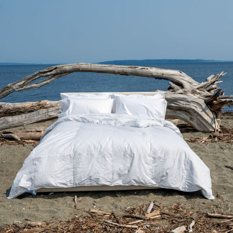 The St Genève Heirloom goose down duvet is the perfect introduction to the world of luxury Canadian bedding
