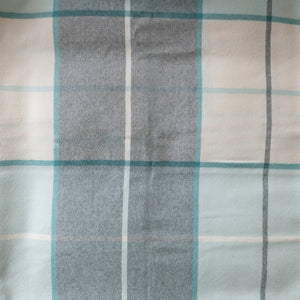 Mika Alpaca throw in Cyan
