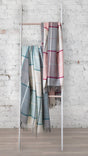 Mika Alpaca throws in Cyan (left) and Peony (right)