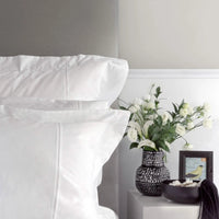 St Genève Regency Egyptian Cotton ELS Shams & Pillowcases in White