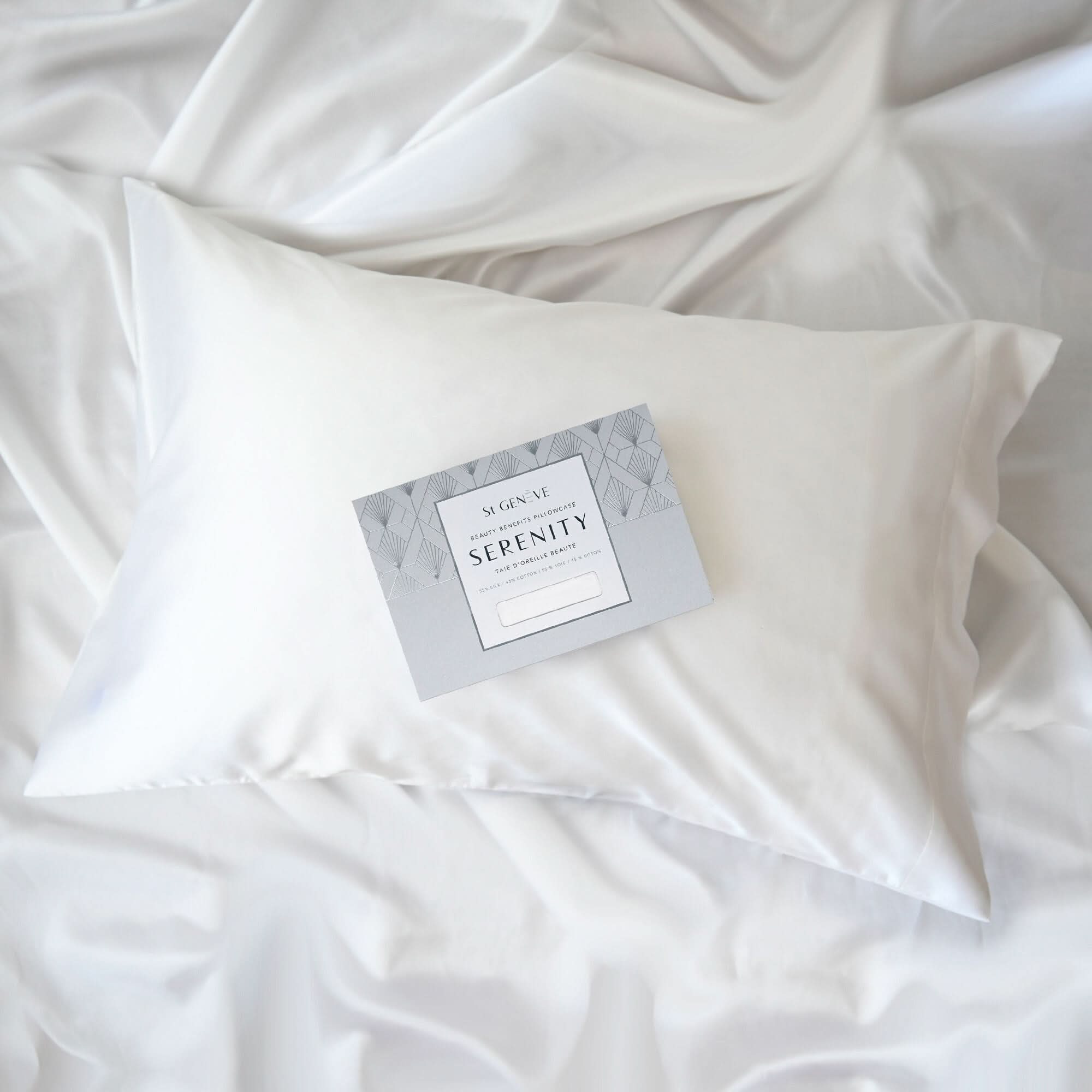 St Geneve Hair Protector Silk Pillowcases in Canada TMASC The Mattress Sleep Company