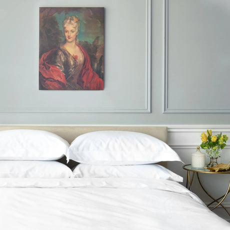 St Genève Grand Veneto Sheeting in white at TMASC