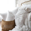St Genève Ziegler pillows feature 850+ loft Polish white goose down + a down-proof, dust mite proof German cotton shell