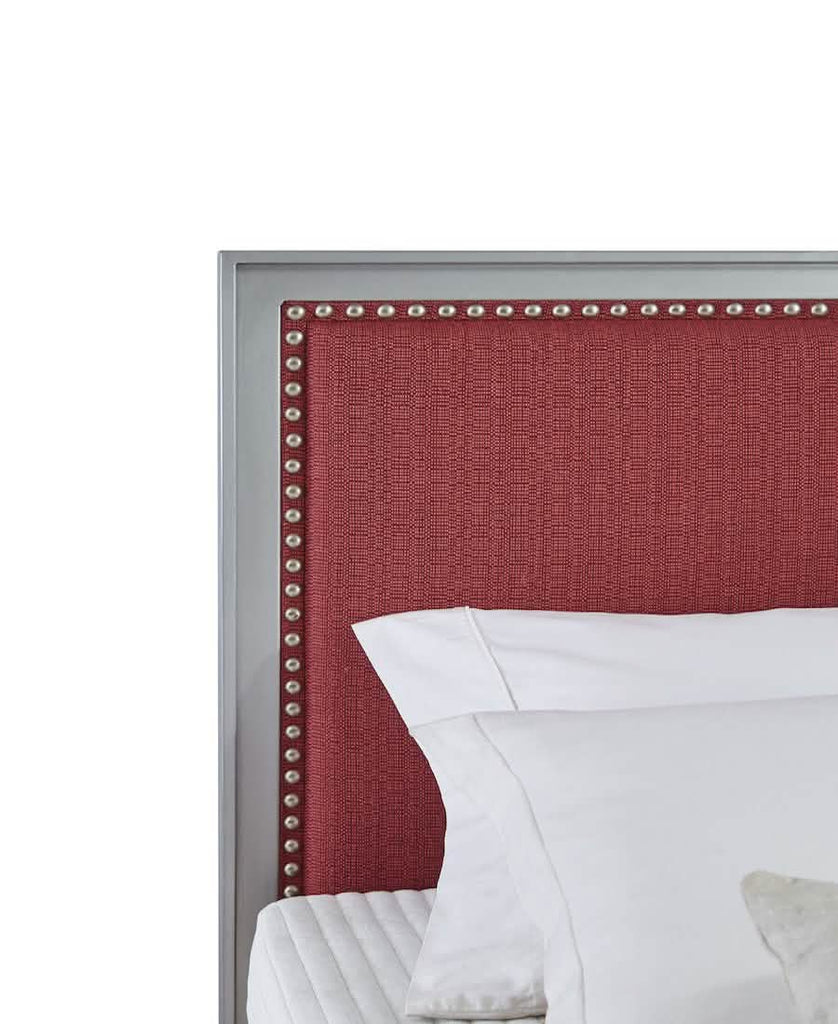 Avery Twin Surround Bed in Candice Bk Wine fabric