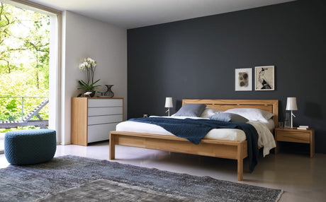 TEAM 7 lunetto bed. photo: TEAM 7 - Available in Canada at The Mattress & Sleep Co.