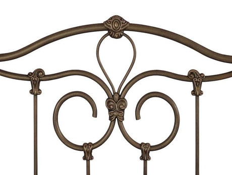 Olympia Bed in Copper Bisque metal finish