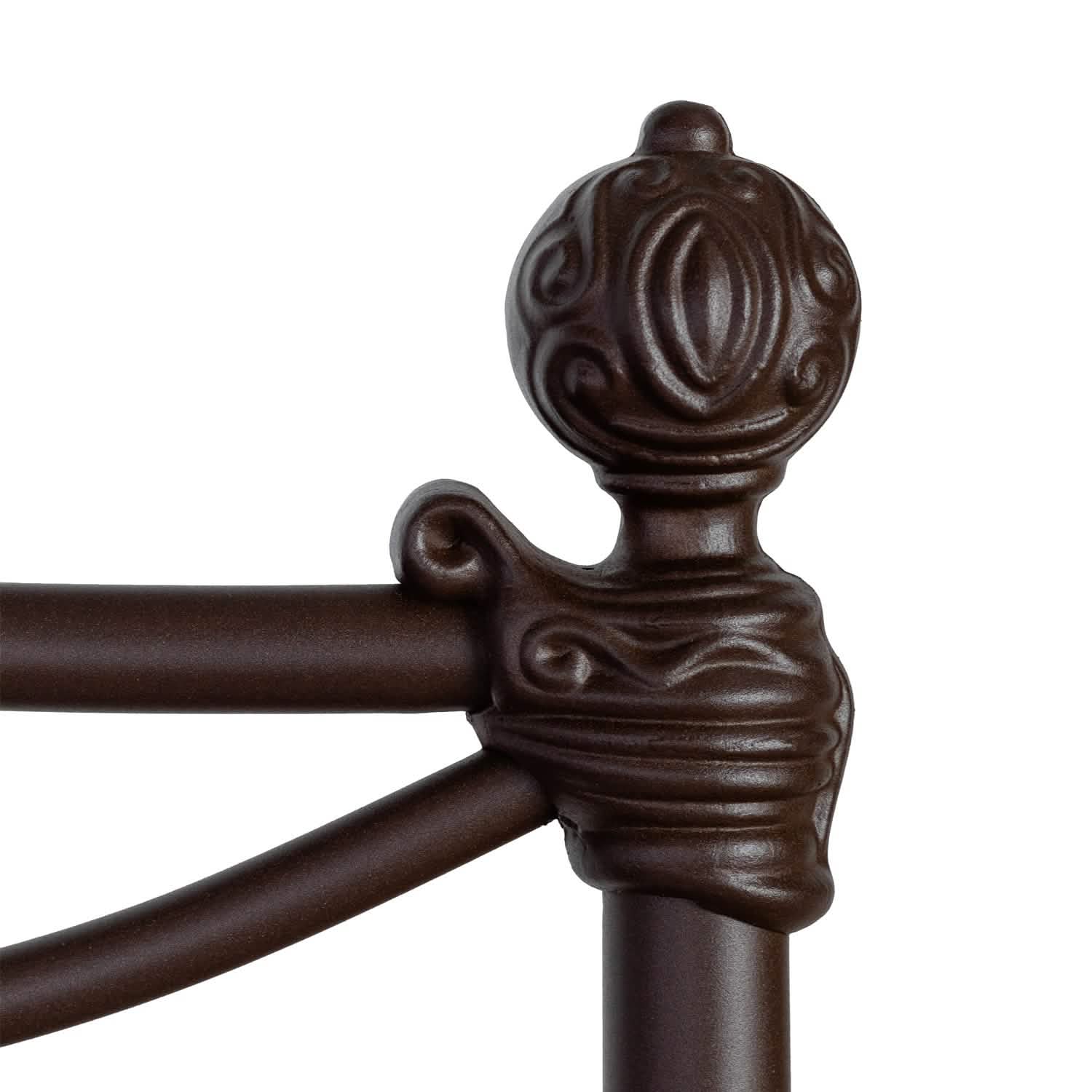 Olympia Bed in Natural Rust