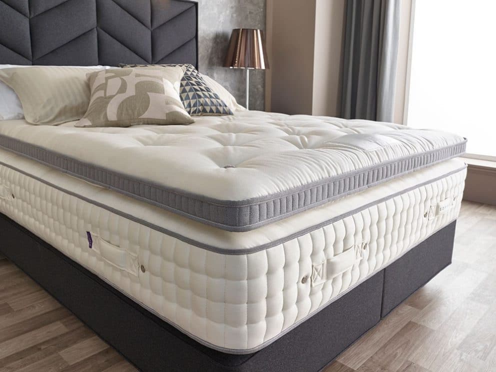 Luxury Enhancer mattress topper shown here w/ a Northumberland mattress
