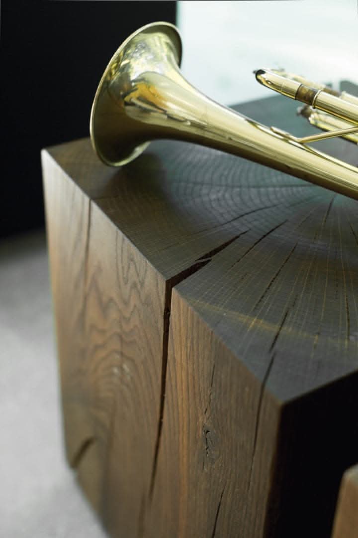 TEAM 7 natural oak block table. photo: TEAM 7 - Available in Canada at The Mattress & Sleep Co.