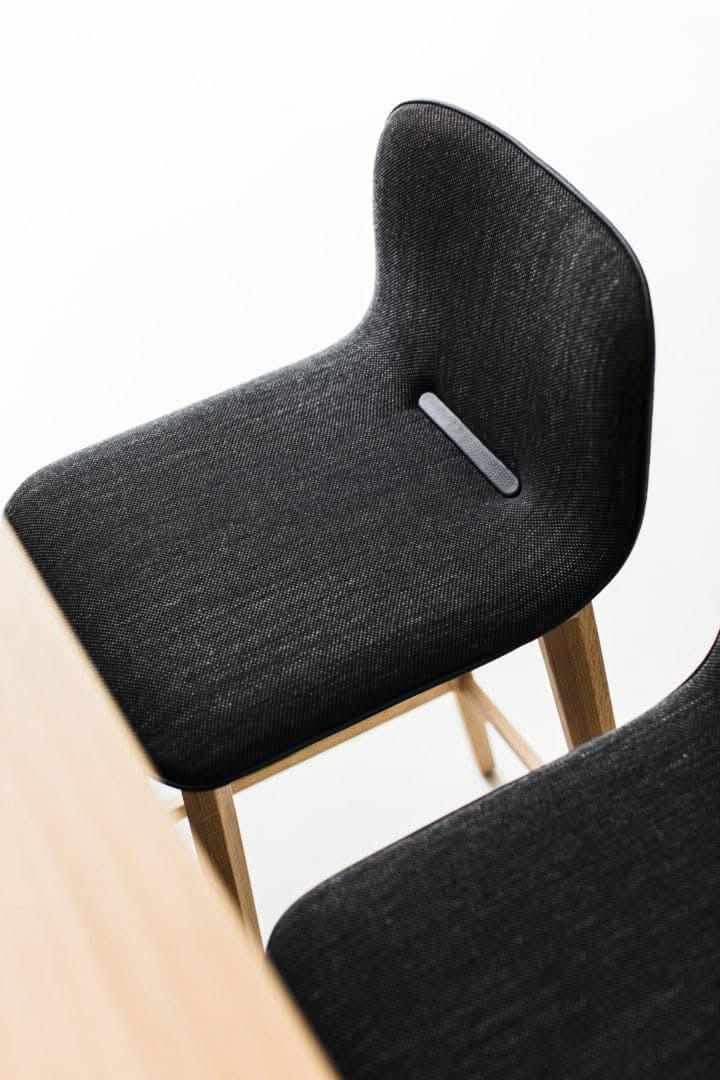 TEAM 7 ark bar stool. photo: TEAM 7 - Available in Canada form The Mattress & Sleep Co.