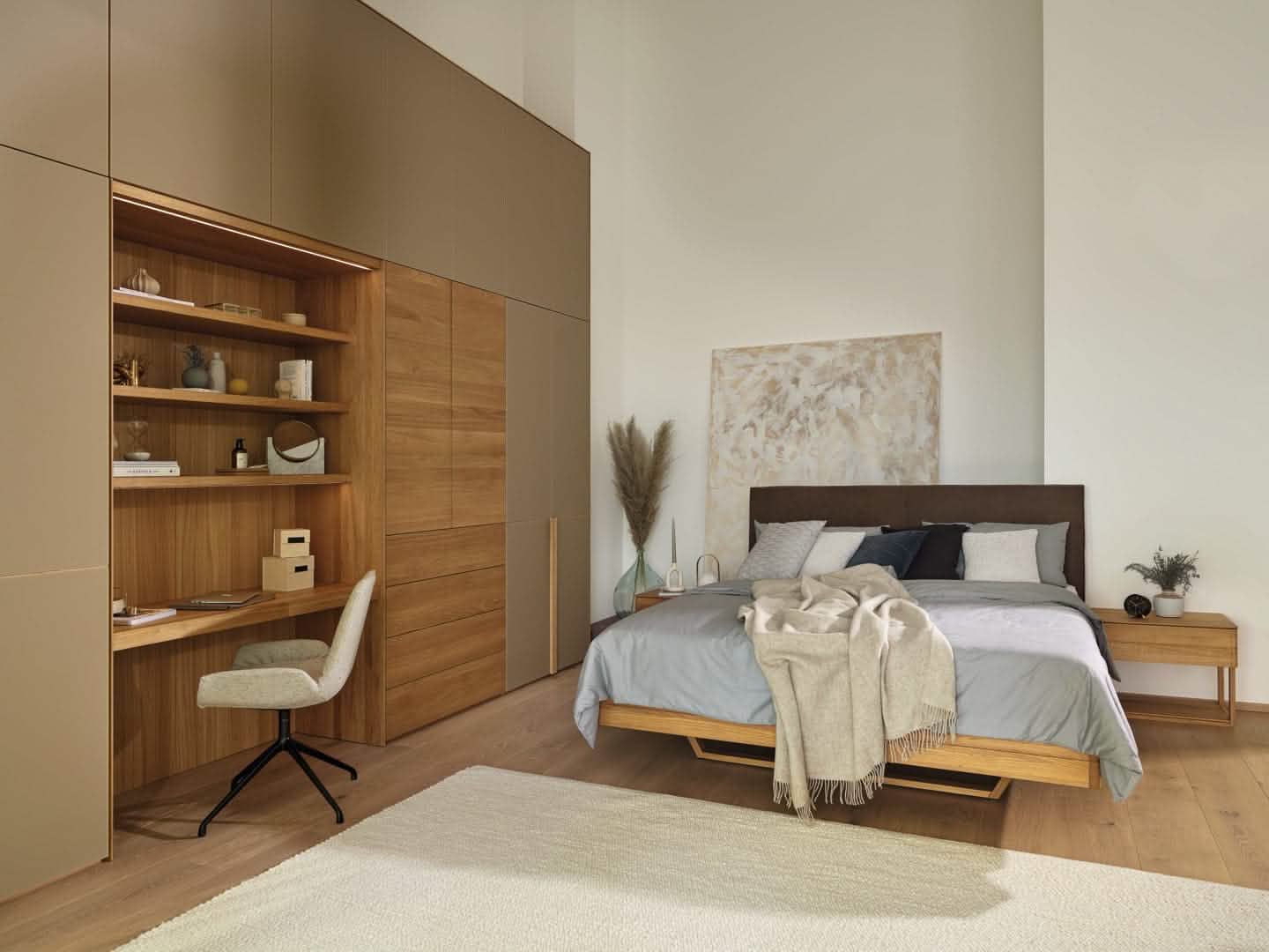 TEAM 7 float bed. photo: TEAM 7 - Available in Canada at The Mattress & Sleep Co.