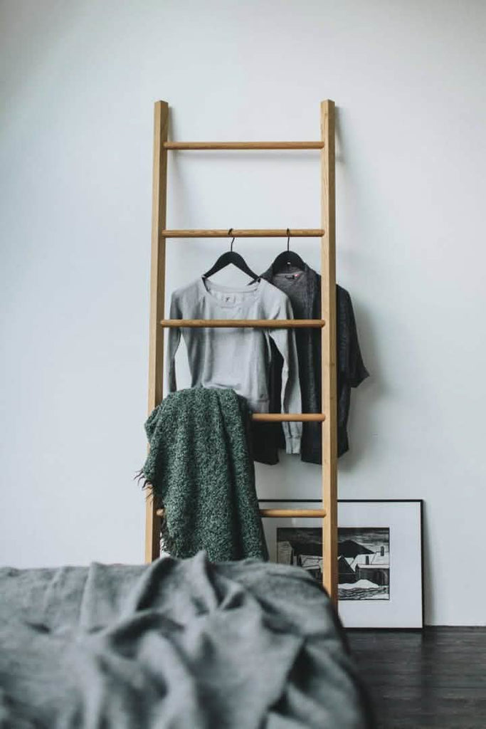 TEAM 7 italic ladder. photo: TEAM 7 - Available in Canada form The Mattress & Sleep Co.