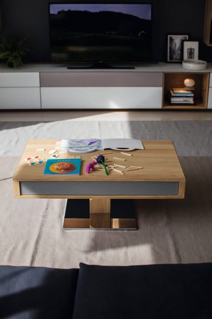 TEAM 7 lift coffee table. photo: TEAM 7 - Available in Canada at The Mattress & Sleep Co.