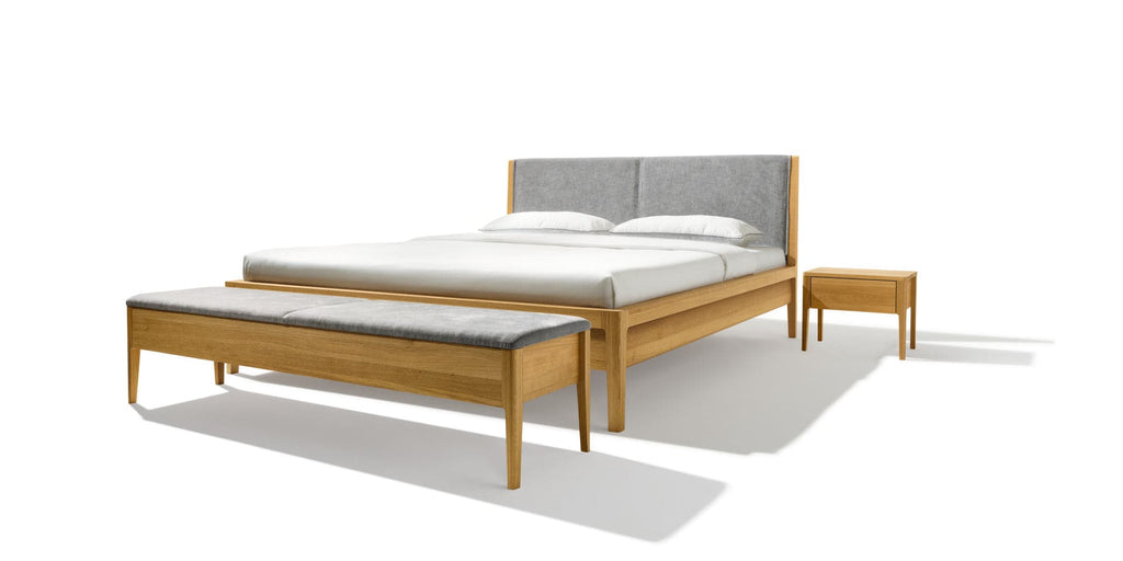 TEAM 7 mylon bed. photo: TEAM 7 - Available in Canada form The Mattress & Sleep Co.