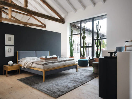 TEAM 7 mylon bed. photo: TEAM 7 - Available in Canada at The Mattress & Sleep Co.