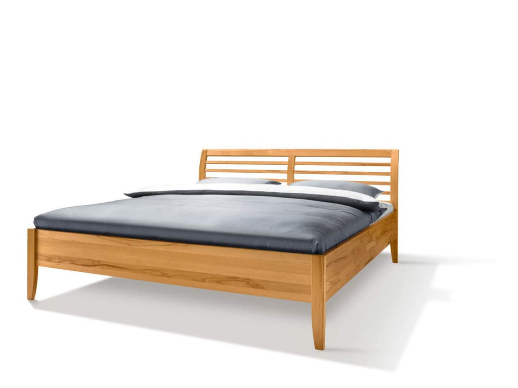 Sesam in Beech Heartwood (BK), Horizontal Slatted Wood Headboard