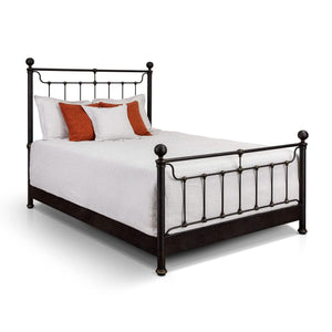Tucker Bed in Aged Gold Finish.
