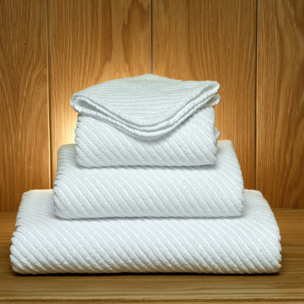 Super Twill Towels in 100 White