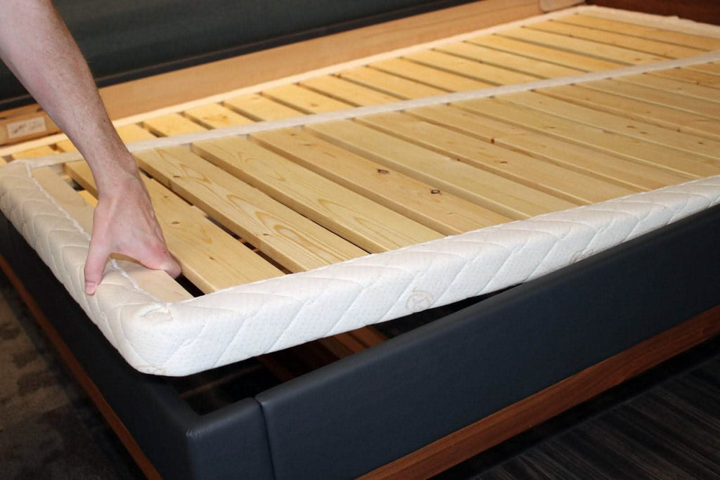 2 ½" slats installed in a <a href="https://www.tmasc.ca/products/team-7-riletto-wood-bed">TEAM 7 Riletto Bed</a>