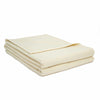 Camargue Blanket in Ecume Uni (single-face) by Brun de Vian-Tiran of France @ TMASC in Canada