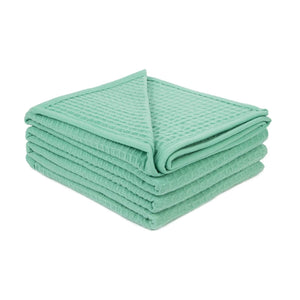 Nuage Blanket in Céladon by Brun de Vian-Tiran of France @ TMASC in Canada