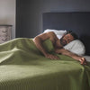 Nuage Blanket in Olive by Brun de Vian-Tiran of France @ TMASC in Canada